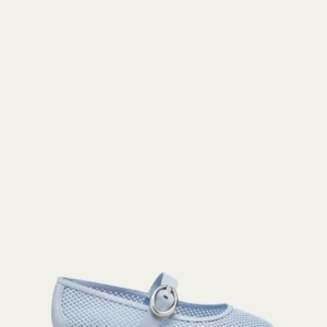 Arabella Net Mary Jane Ballerina Flats