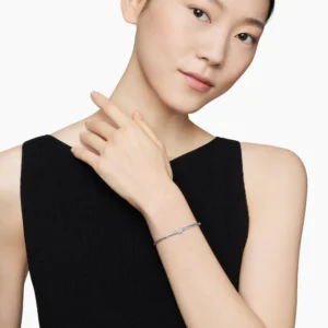 Classic Cable Heart Station Bracelet