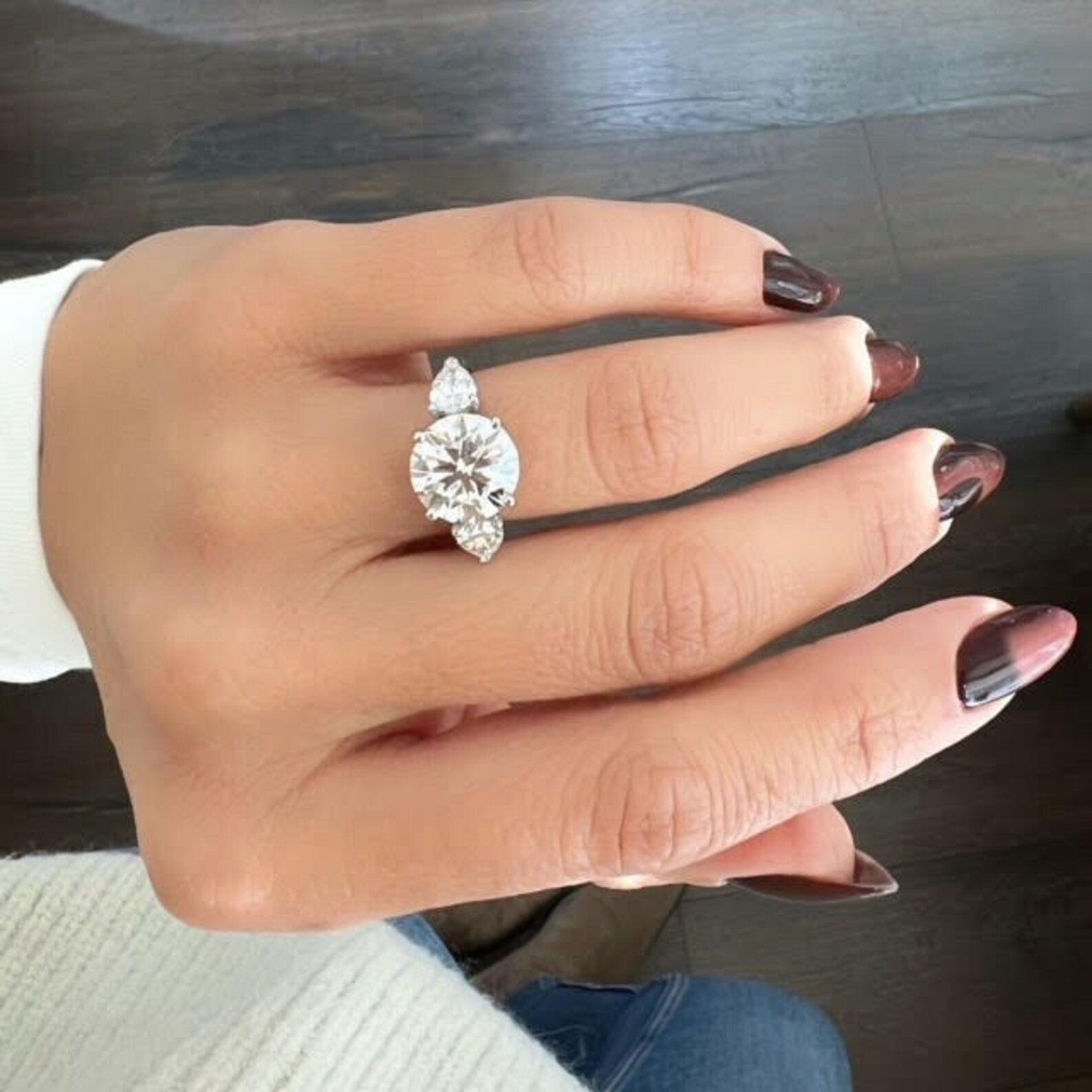 Grown Diamond Engagement Ring