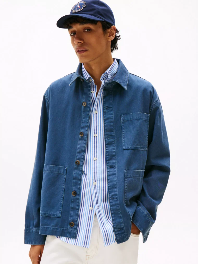 Lightweight Cotton-Linen Shirt Jacket