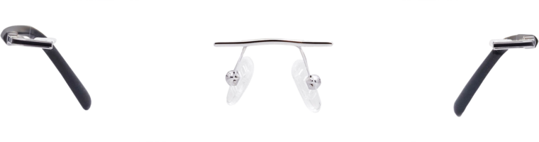 Rimless Rectangle 3 Eyeglasses