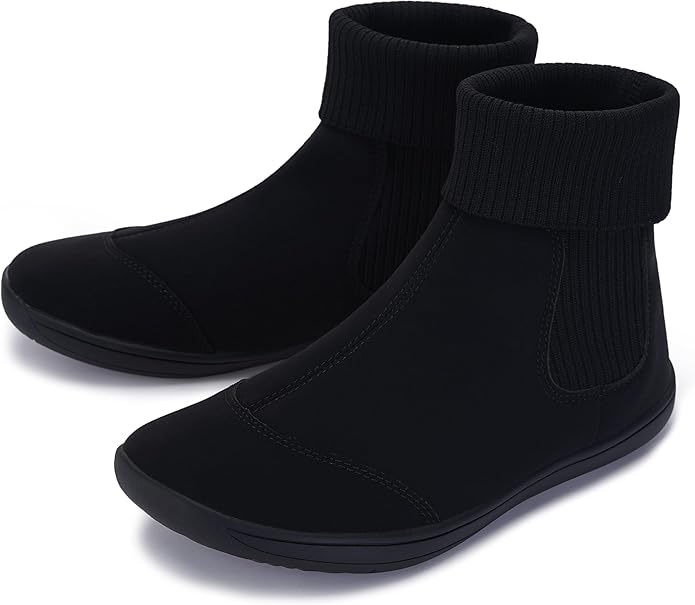 Wide Barefoot Ankle Boots