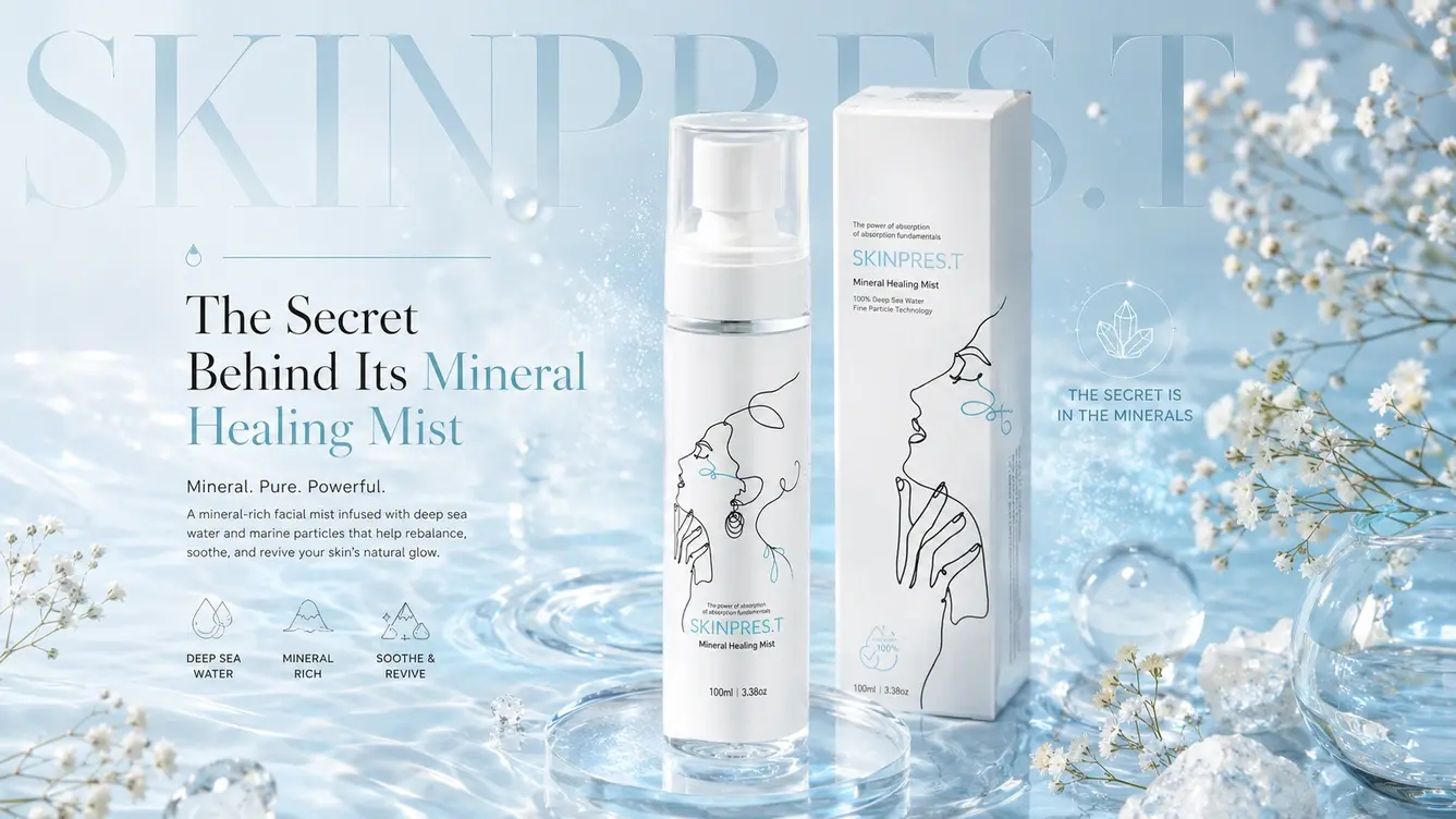 Skinpres.T and the Secret Behind Its Mineral Healing Mist