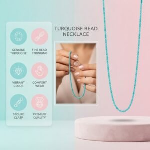 Anya Turquoise Beaded Necklace