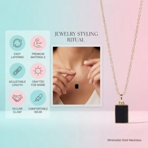 Black Onyx Pendant Necklace