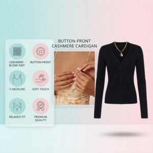 Bloom Cashmere V - Neck Cardigan