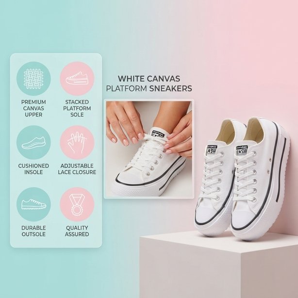 Chuck Taylor All Star Lift Double Stack Platform Ox Sneaker