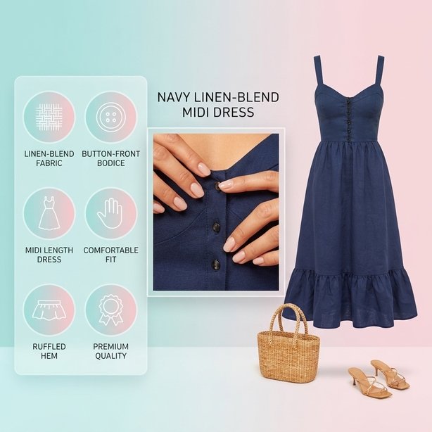 Dolci Linen Dress