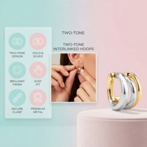 Duet Mixed Huggie Hoops