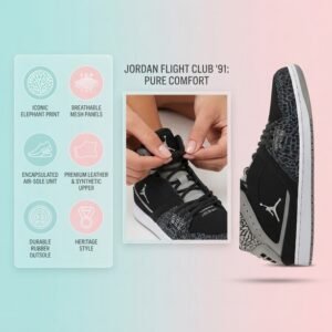 Kids' 1 Flight Mid Sneaker Big Kid