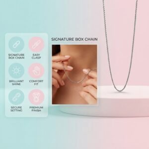 Round Box Chain Necklace