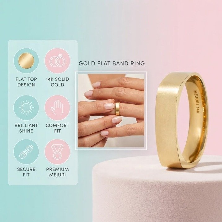 Slim Rectangular Signet Ring