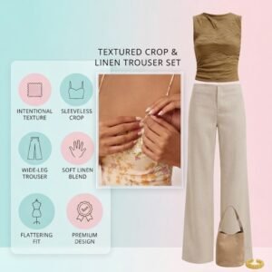 Vida Linen Low Rise Pant