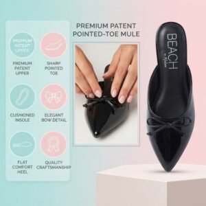 Women's Reggie Pointed Toe Flat Mule